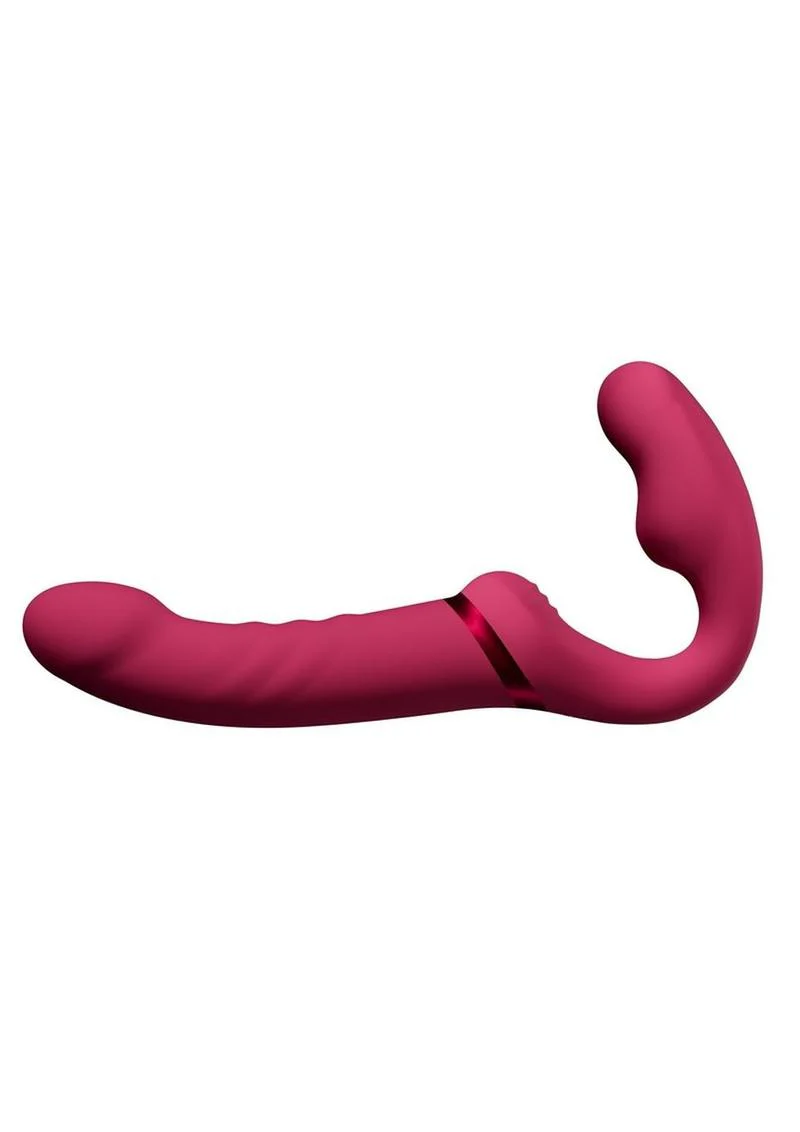Lovense Lapis Rechargeable Silicone App Control Dual End Strapless Strap-On Vibrator - Image 2