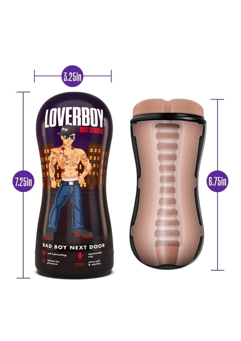 Loverboy Bad Boy Next Door Self Lubricating Anal Pocket Stroker - Image 2