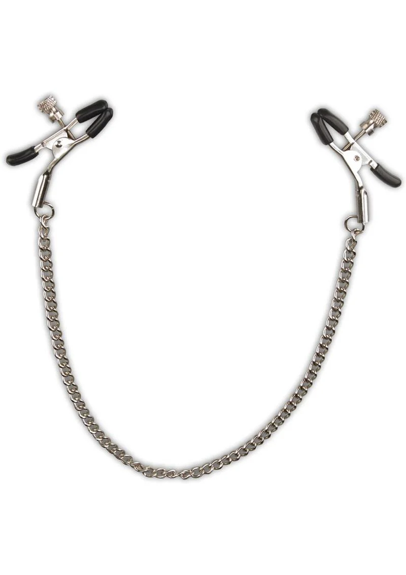 Lux Fetish Adjustable Steel Nipple Clips - Image 2