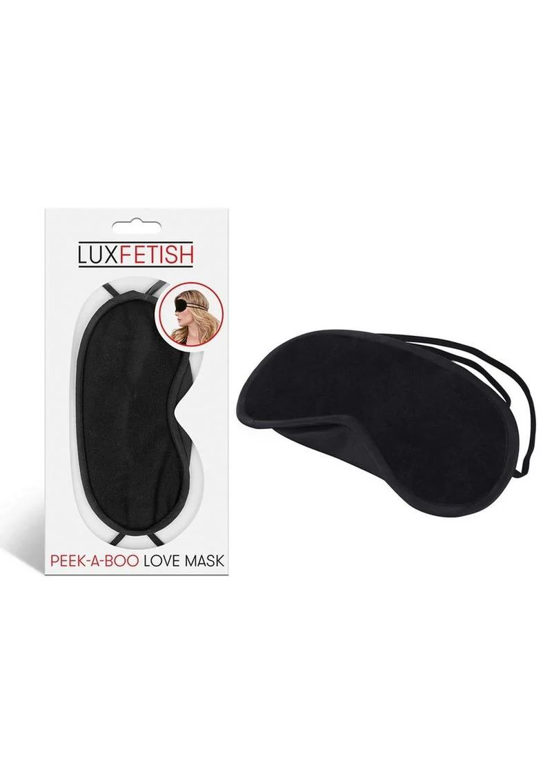 Lux Fetish Peek-A-Boo Love Mask - Image 3