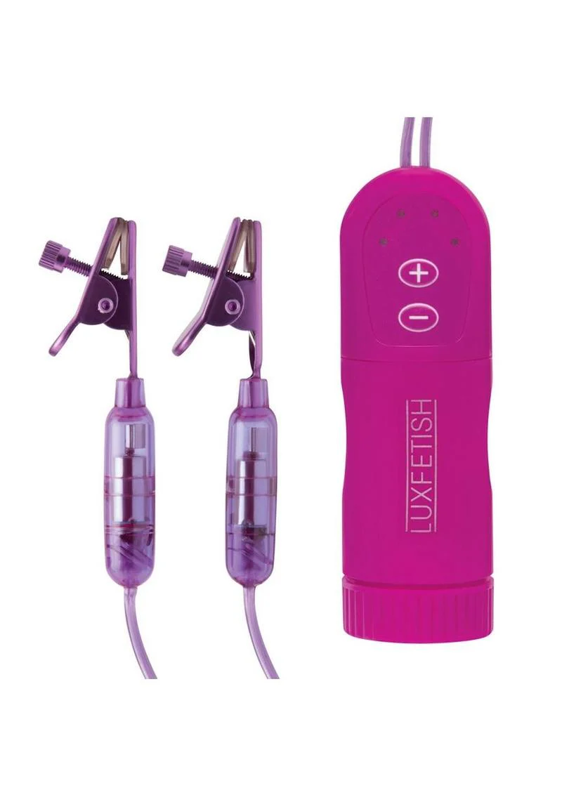 Lux Fetish Remote Control Vibrating Nipple Clips - Image 4
