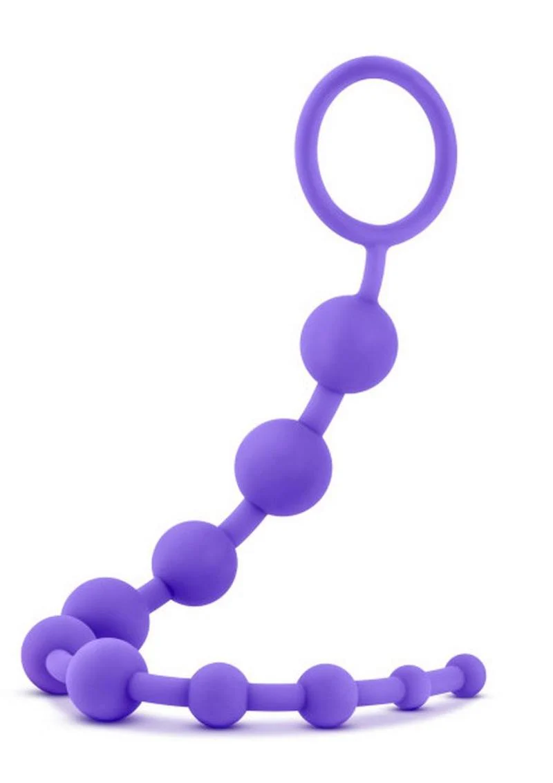 Luxe Silicone 10 Anal Beads - Image 4