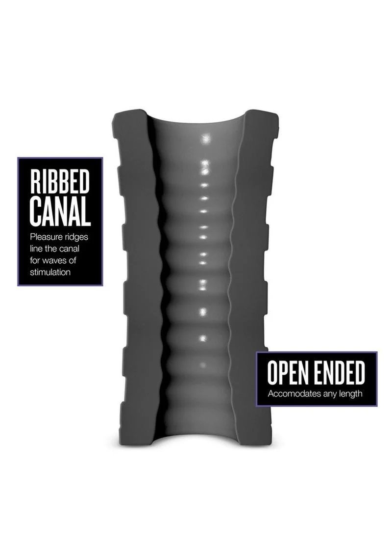 M Elite Platinum Hekx Silicone Dual End Masturbator - Image 3