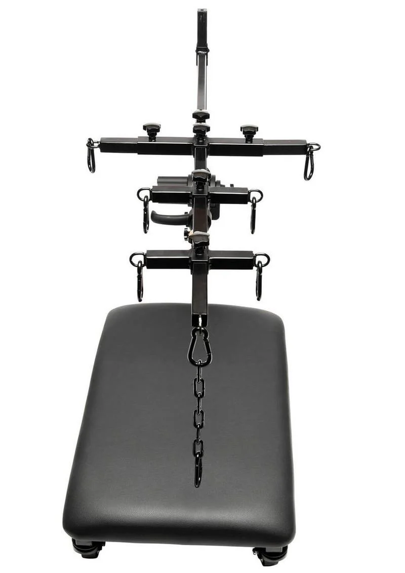 Master Series Hog Tie Restraint Rack with Sex Machine - Image 4