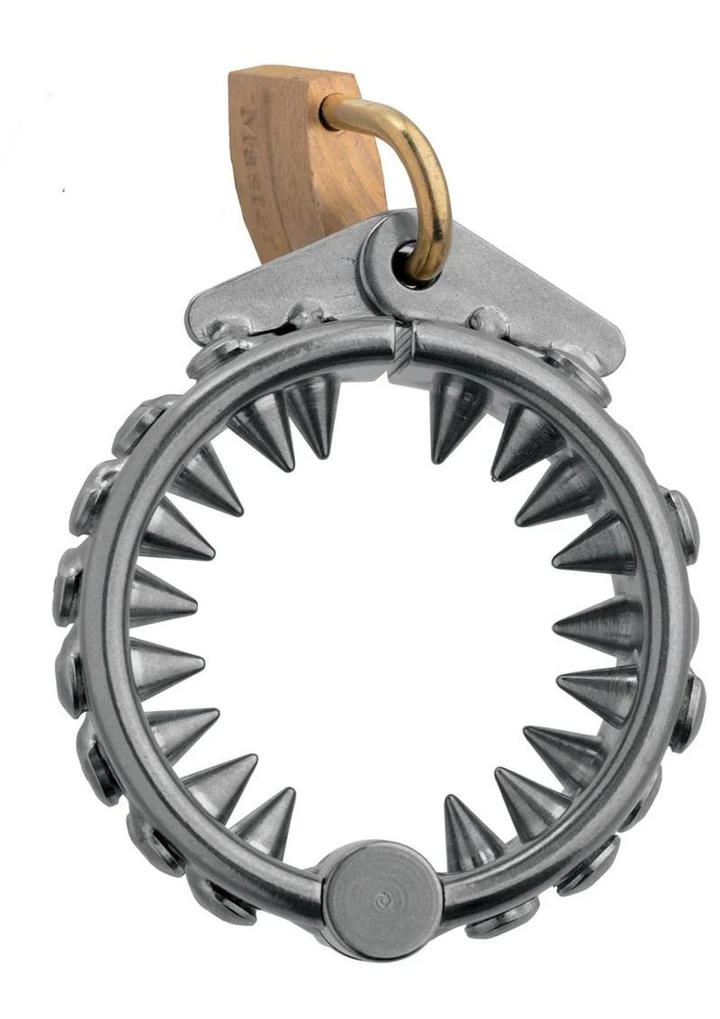 Master Series Impaler Locking CBT Ring with Spikes - Image 3