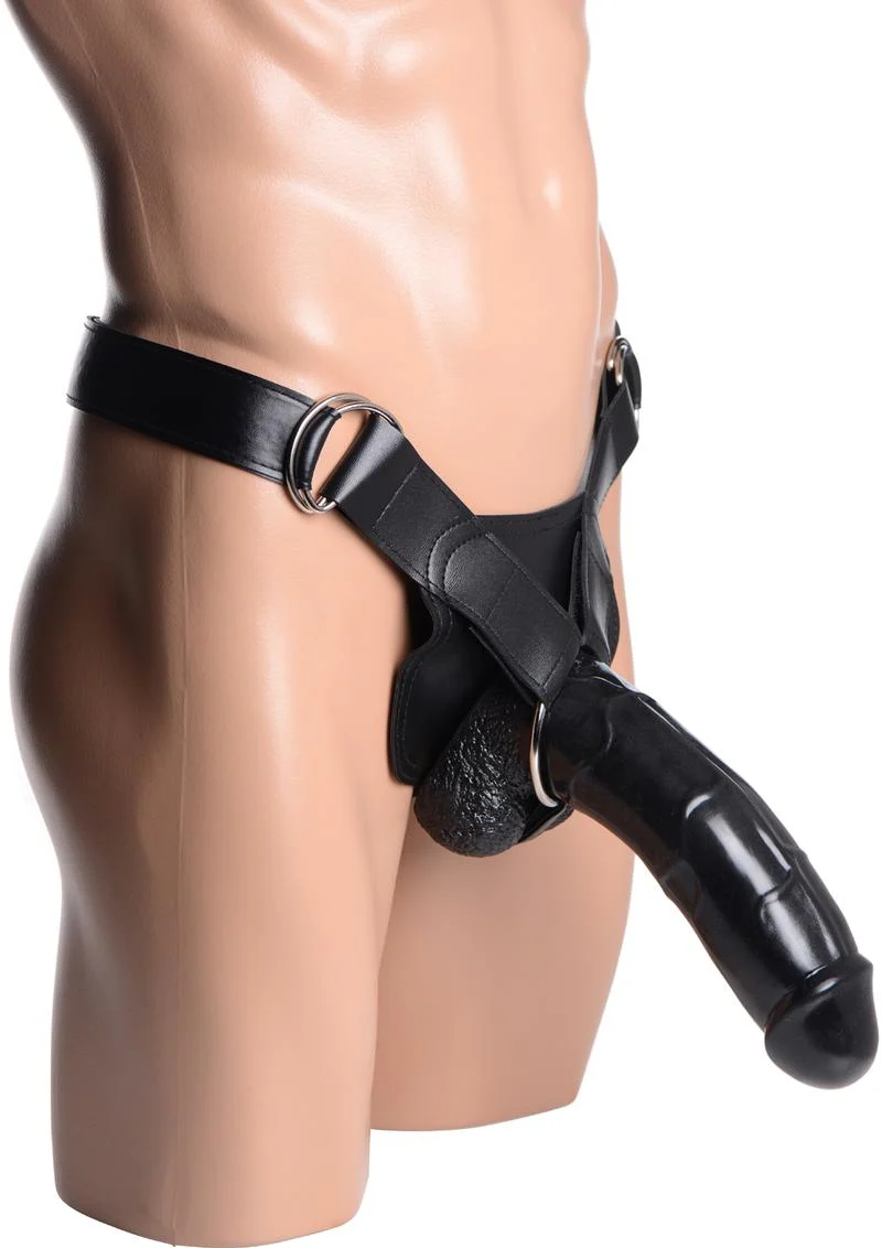 Master Series Infiltrator II Hollow Strap-On + 9in Dildo - Image 2