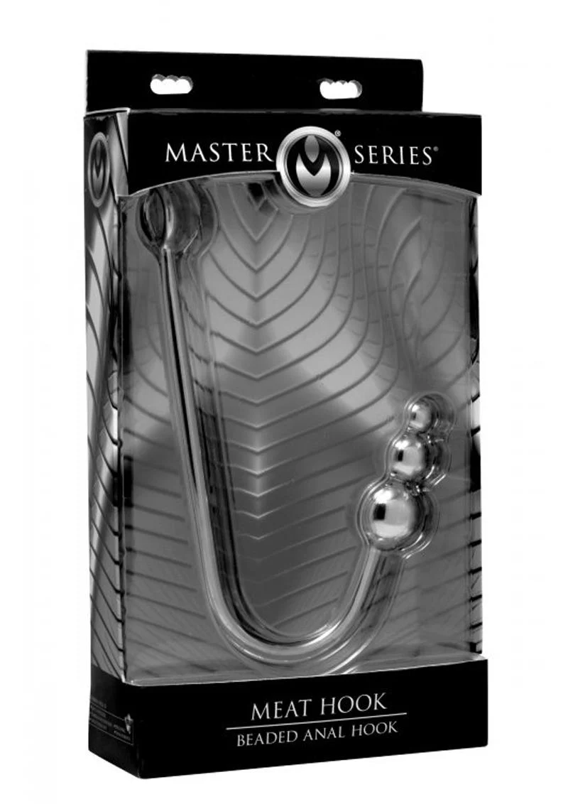Master Series Meat Hook Beaded Anal Hook - Image 4