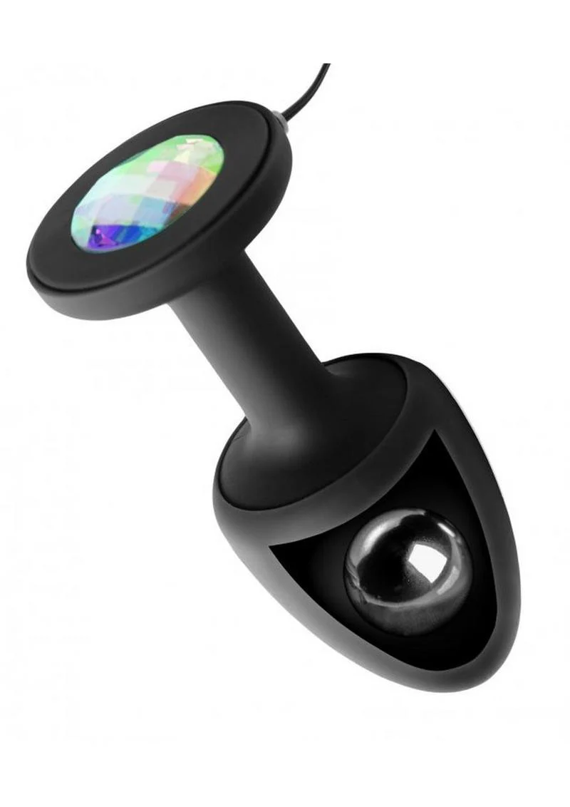 Master Series Paragon Gem Accented Vibrating Anal Plug - Image 4