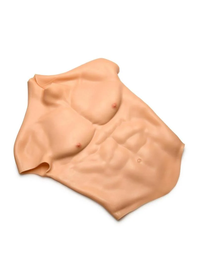 Master Series Ripped Silicone Male Chest Shirt