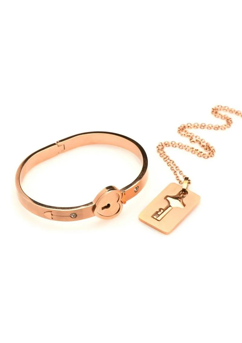 Ms Cuffed Locking Bracelet Necklace - Image 3