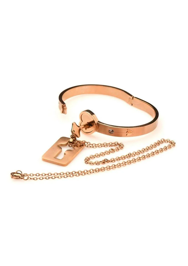 Ms Cuffed Locking Bracelet Necklace - Image 4