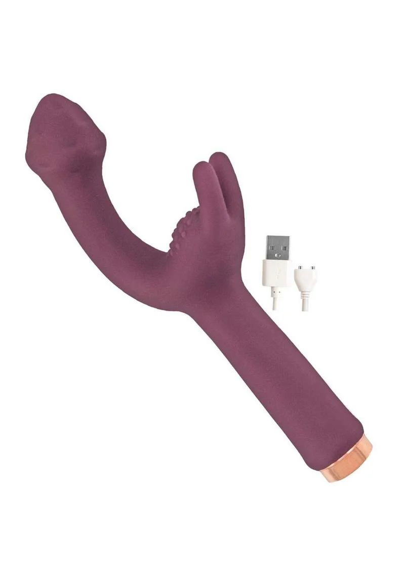 Mystique Vibrating Massagers Rechargeable Silicone G-Spot Vibrator - Image 4