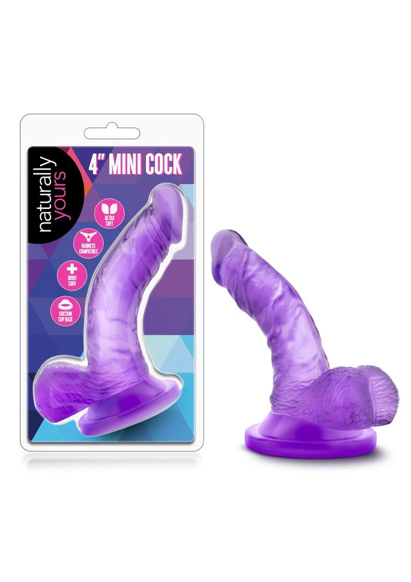 Naturally Yours Mini Dildo with Balls - Image 7