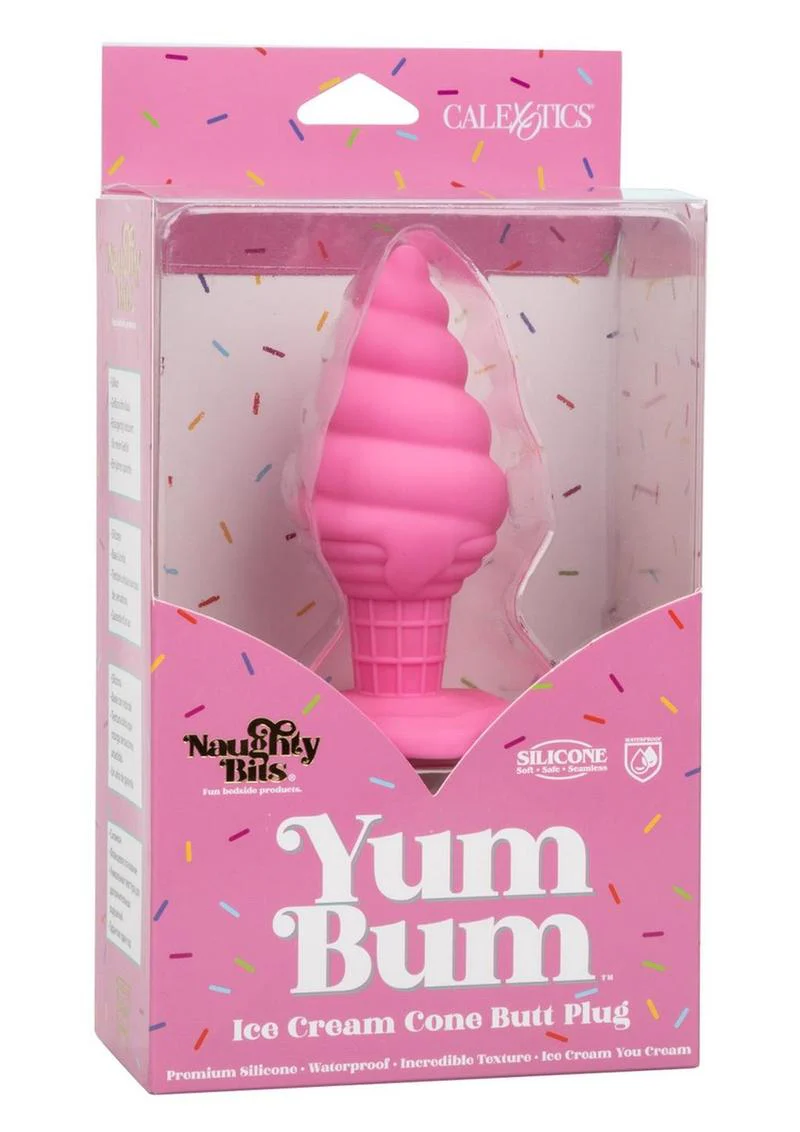 Naughty Bits Yum Bum Ice Cream Cone Silicone Butt Plug - Image 3