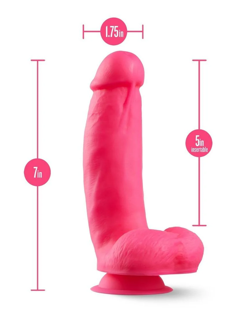 Neo Elite Silicone Dual Density Dildo with Balls - Image 24