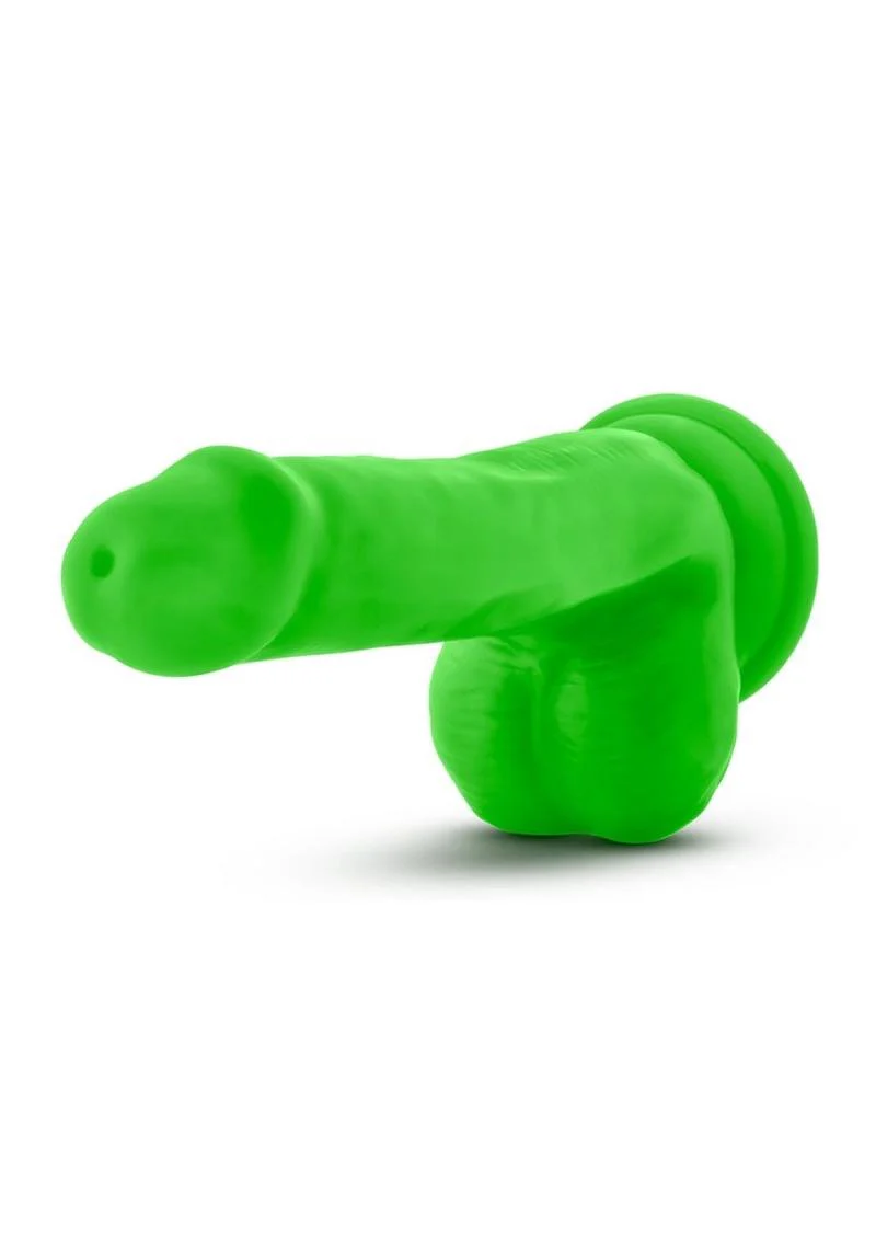 Neo Elite Silicone Dual Density Dildo with Balls - Image 6