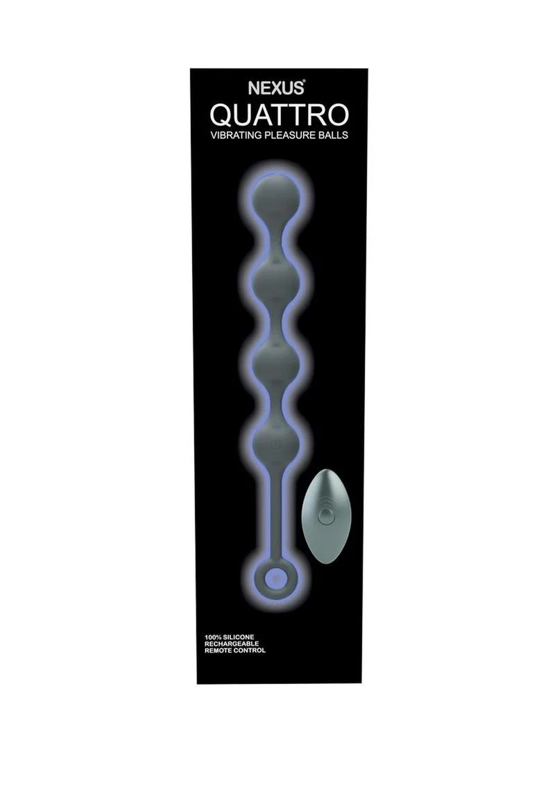 Nexus Quattro Silicone Rechargeable Vibrating Pleasure Beads - Image 3