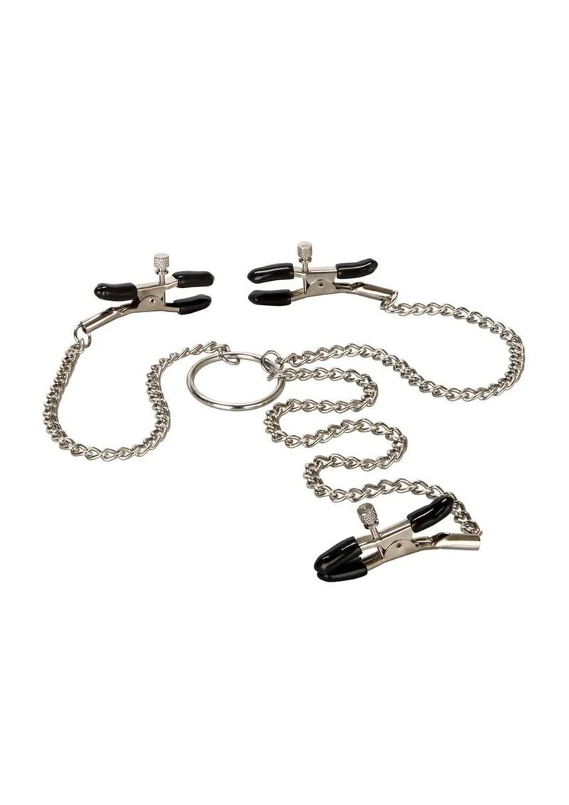 Nipple Play Triple Intimate Nipple and Clitoral Clamps - Image 4