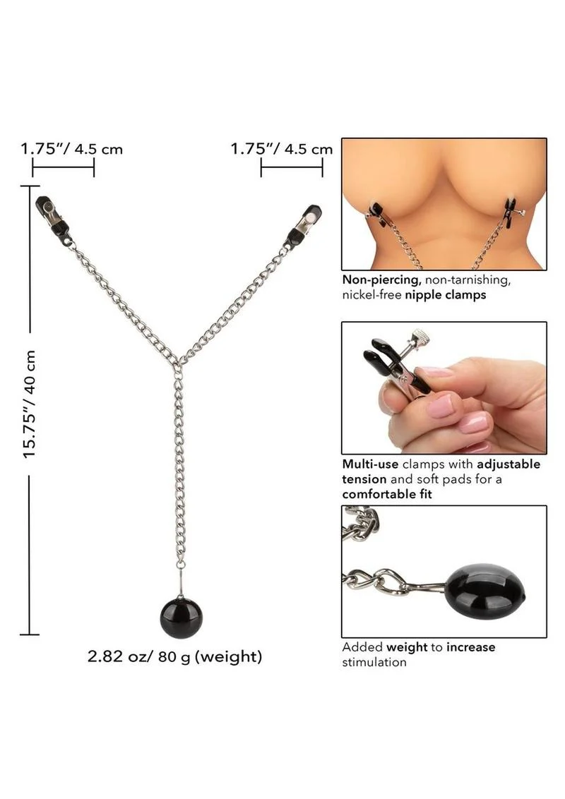 Nipple Play Weighted Disc Nipple Clamps - Image 3