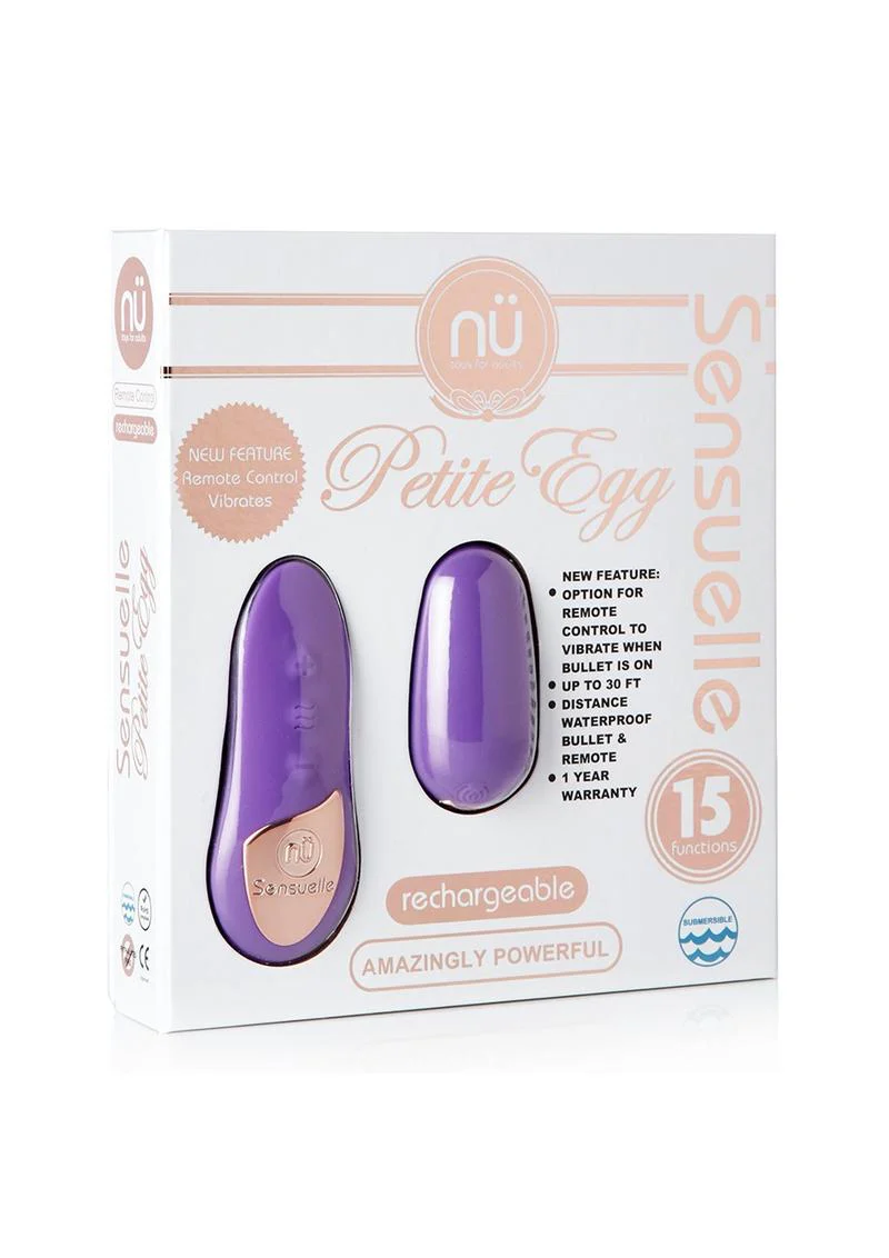 Nu Sensuelle Remote Control Petite Egg Rechargeable - Image 2