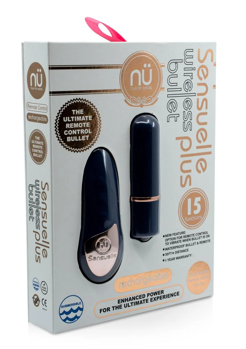 Nu Sensuelle Wireless Bullet Plus with Remote Control Rechargeable Silicone - Image 2