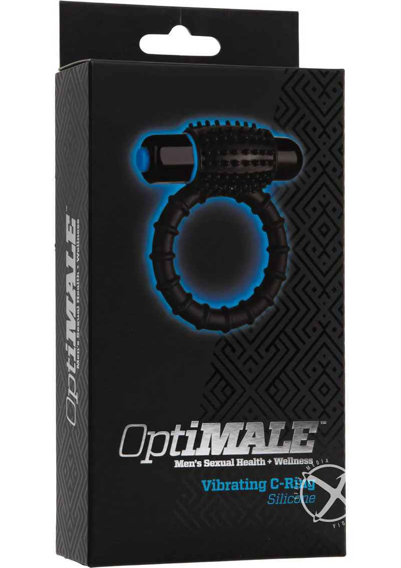 Optimale Silicone Vibrating Cock Ring with Bullet - Image 2
