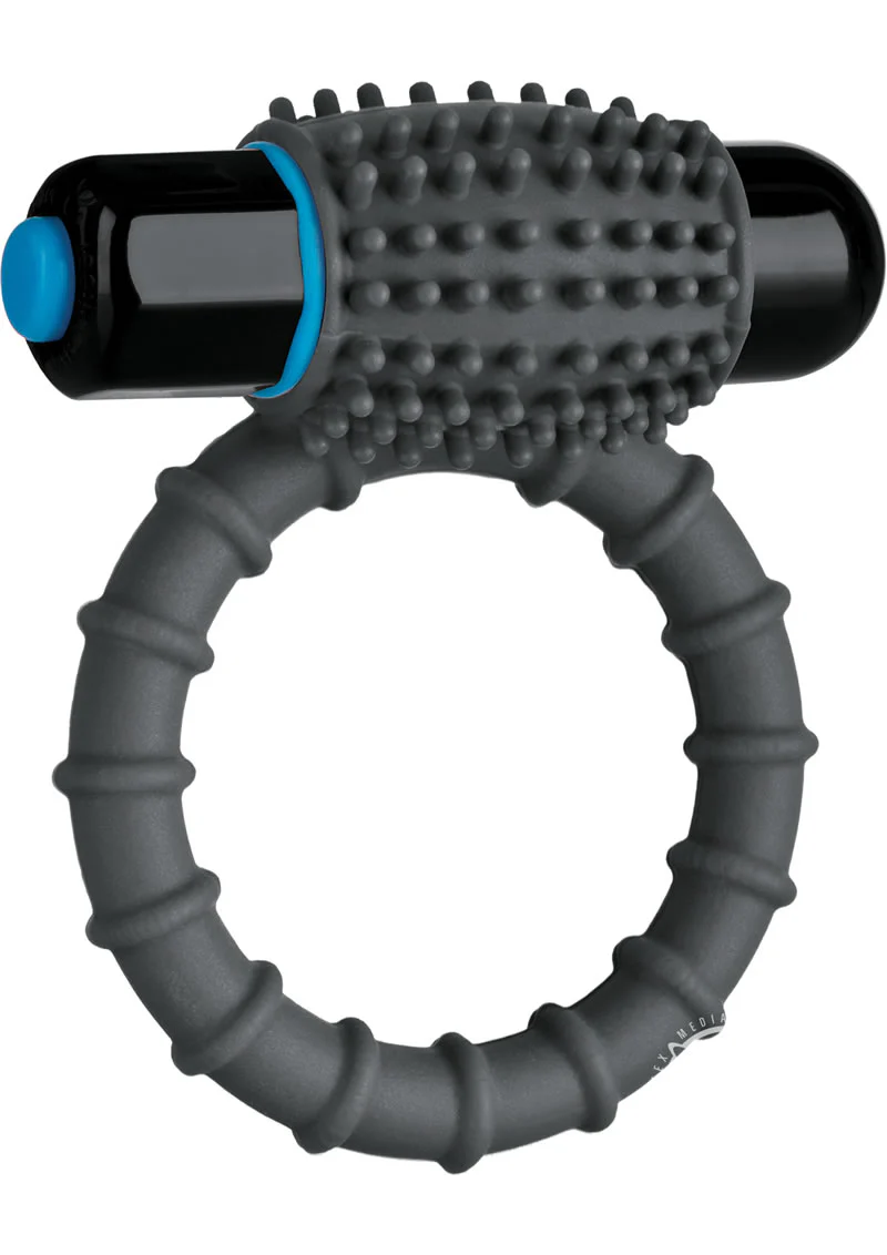 Optimale Silicone Vibrating Cock Ring with Bullet - Image 4