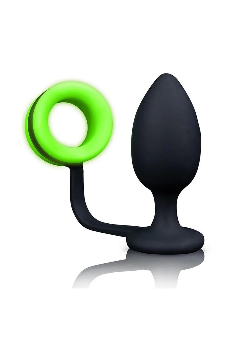 Ouch! Butt Plug with Cock Ring Silicone - Image 2