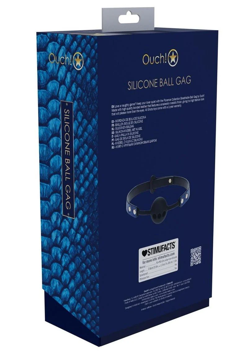 Ouch! Florence Collection Silicone Ball Gag - Image 7