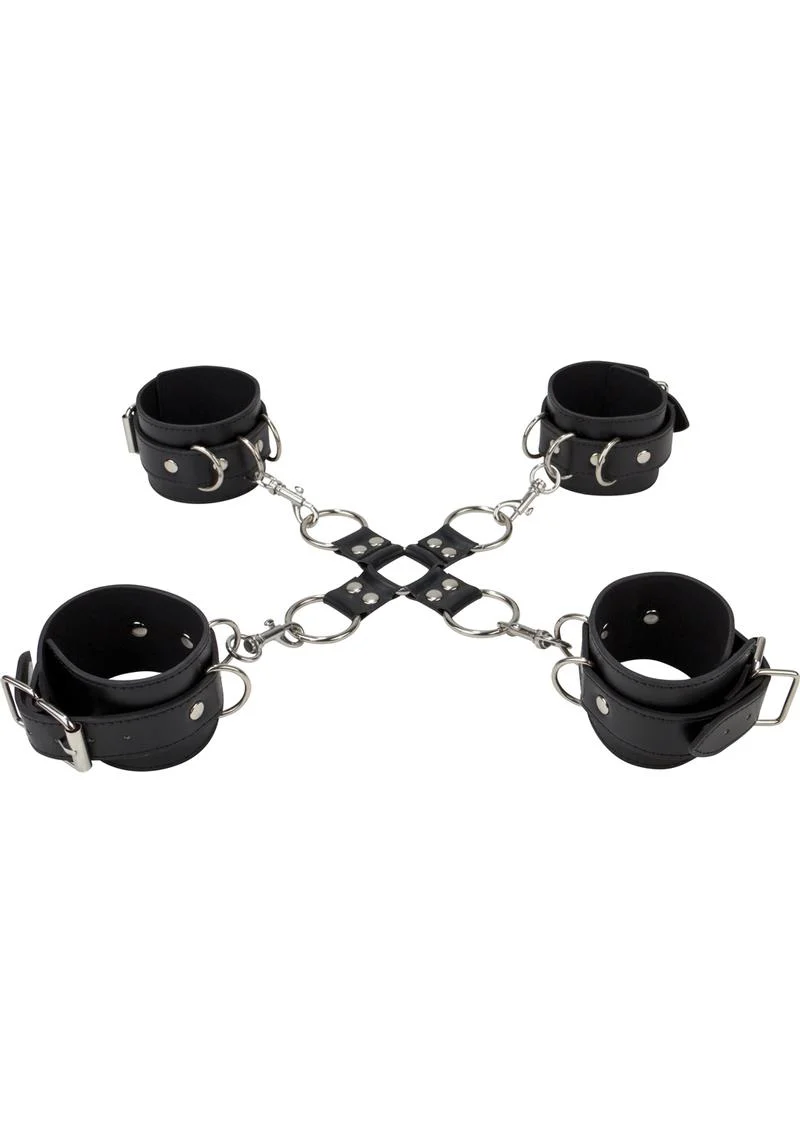Ouch! Leather Hand and Leg Cuff - Image 4