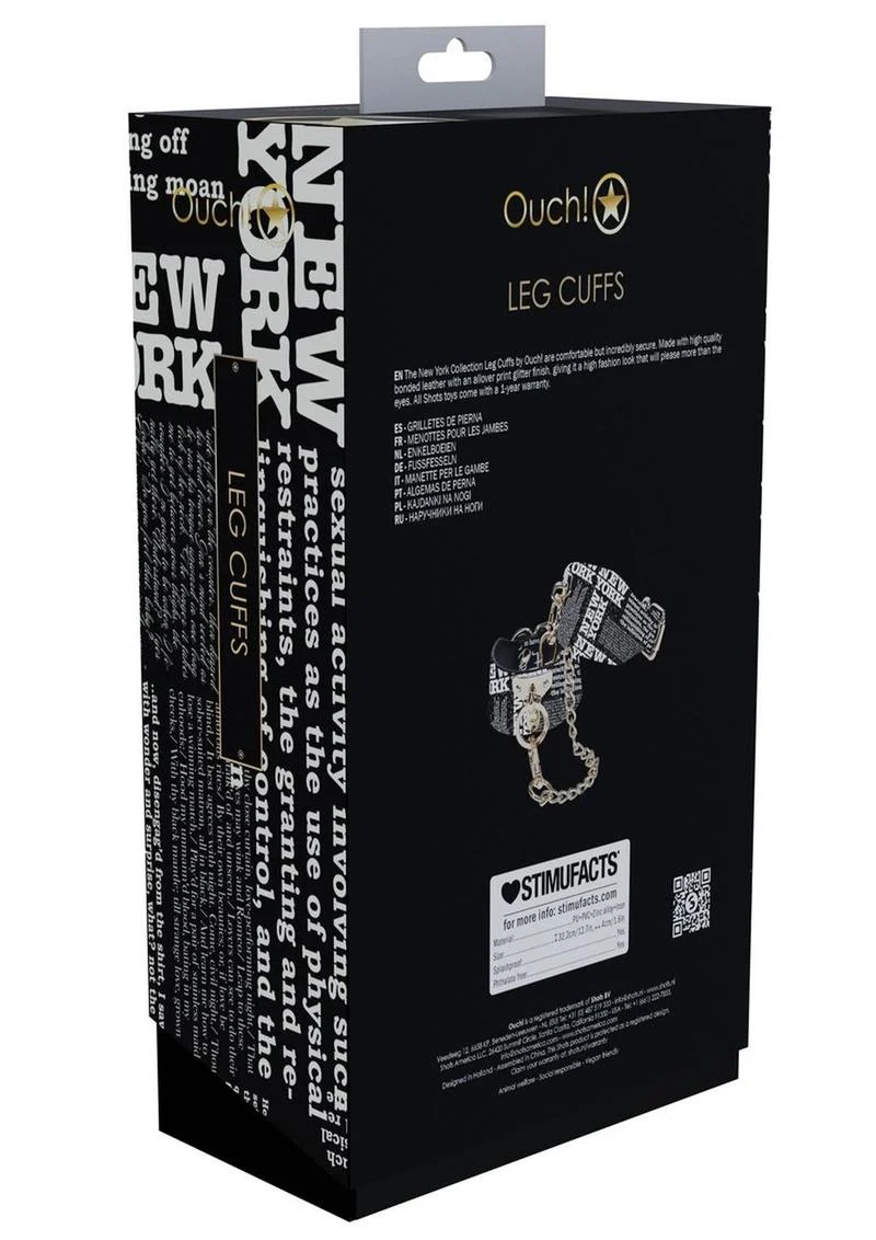 Ouch! Ny Collection Leg Cuffs - Image 2