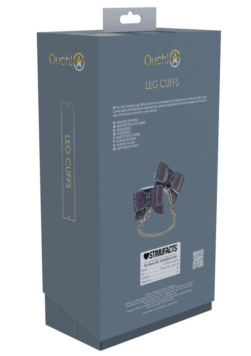 Ouch! Paris Collection Leg Cuffs - Image 11