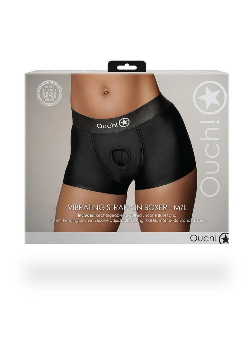 Ouch! Vibrating Strap-On Boxer Rechargeable - Image 7