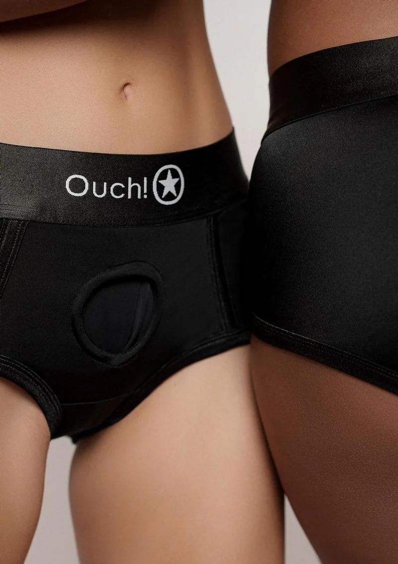Ouch! Vibrating Strap-On Brief Rechargeable - Image 3