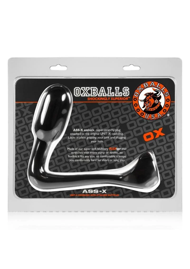 Oxballs Atomic Jock Ass-X Ass-Lock Cock Sling with Anal Plug - Image 2