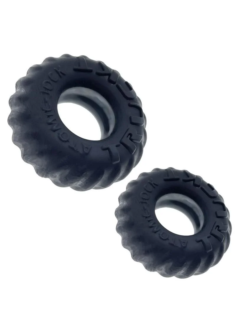 Oxballs Truckt Plus+ Silicone Cock Ring (2 Pack) - Night Edition - Image 2