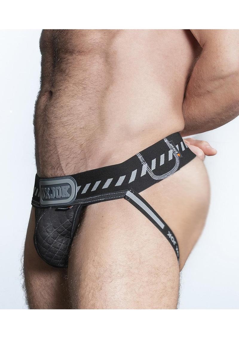 Packer Cargo Quilt Slider-Strap Jock - Black Puff - Image 2