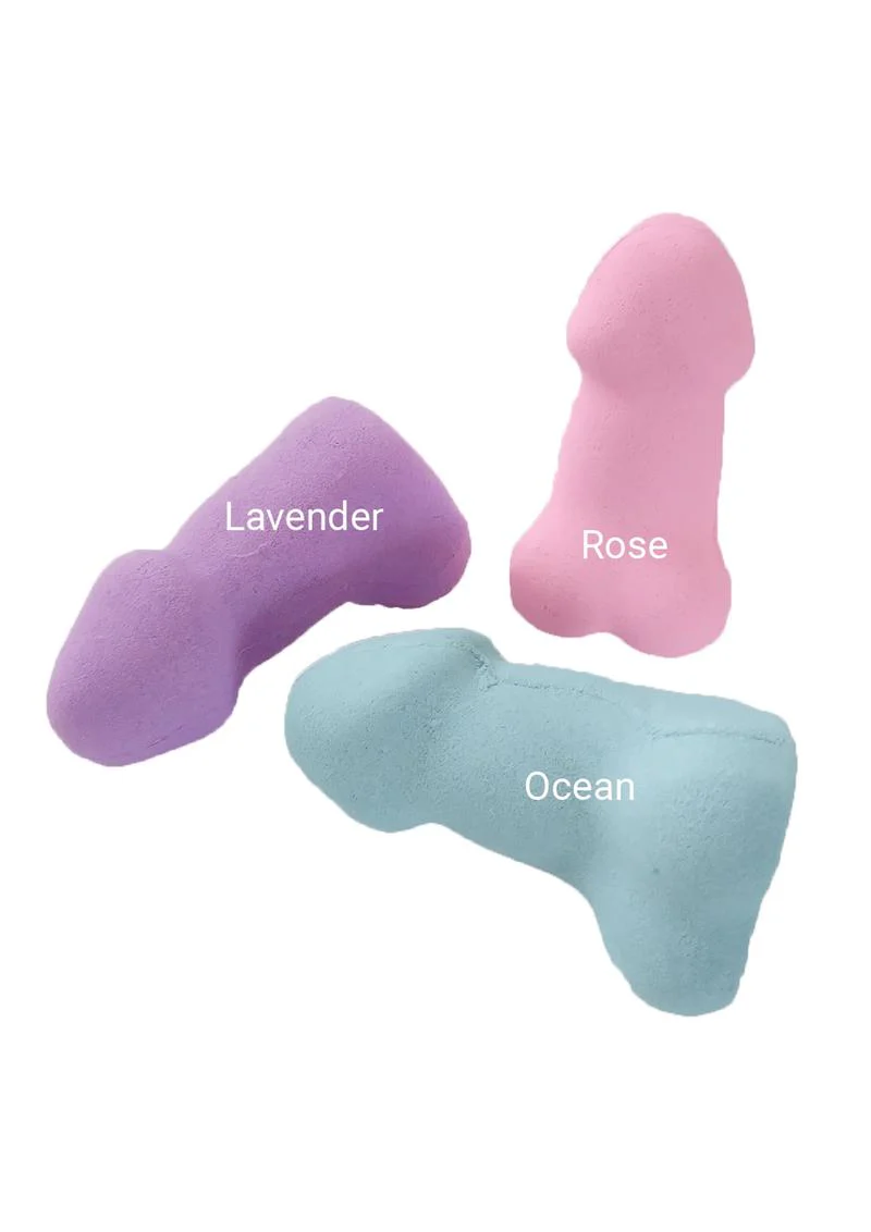 Pecker Bath Bomb Scented Erotic Bath Bomb Set Of 3 Assorted Colors 4 Ounce Each - Image 2