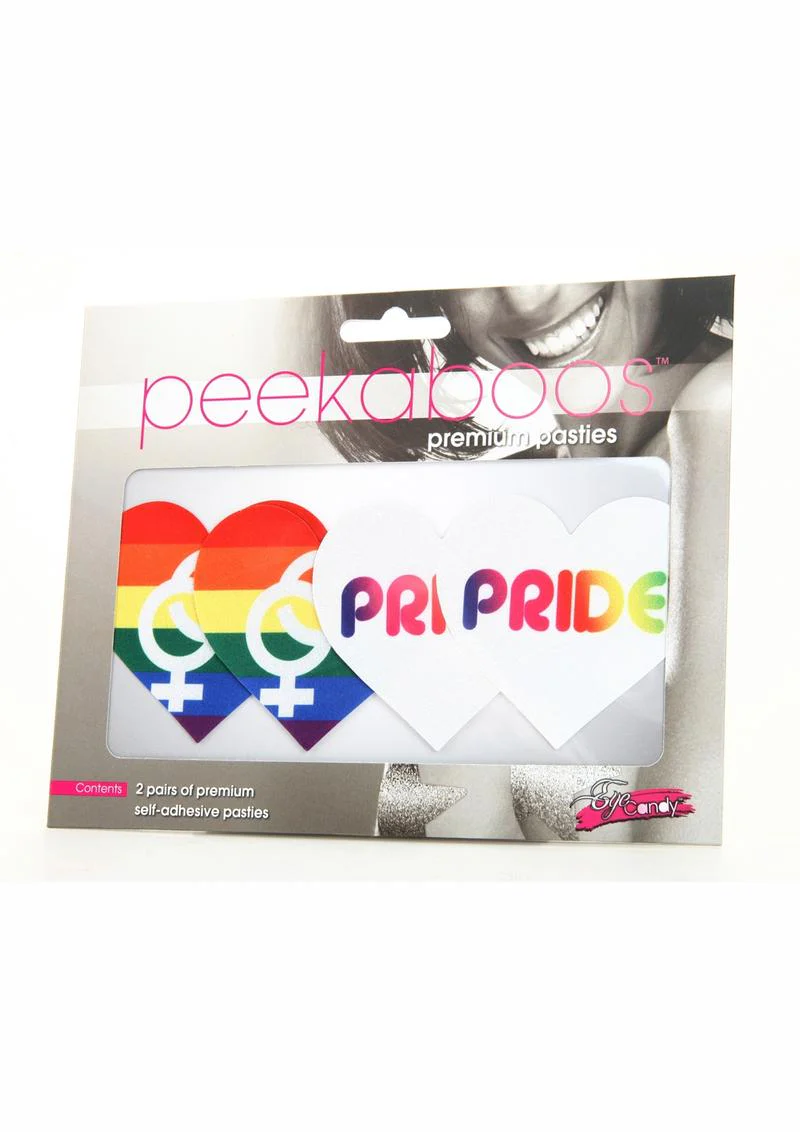 Peekaboo Pride Hearts Pasties - Image 3