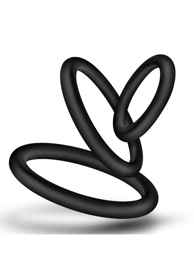Performance Vs4 Pure Premium Silicone Cock Ring Set (3 Sizes - Image 2