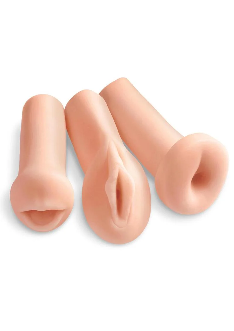 Pipedream Extreme Toyz All 3 Holes Masturbator Kit - Image 2