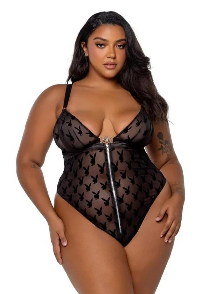 Playboy Bunny Charm Teddy - 1xlarge