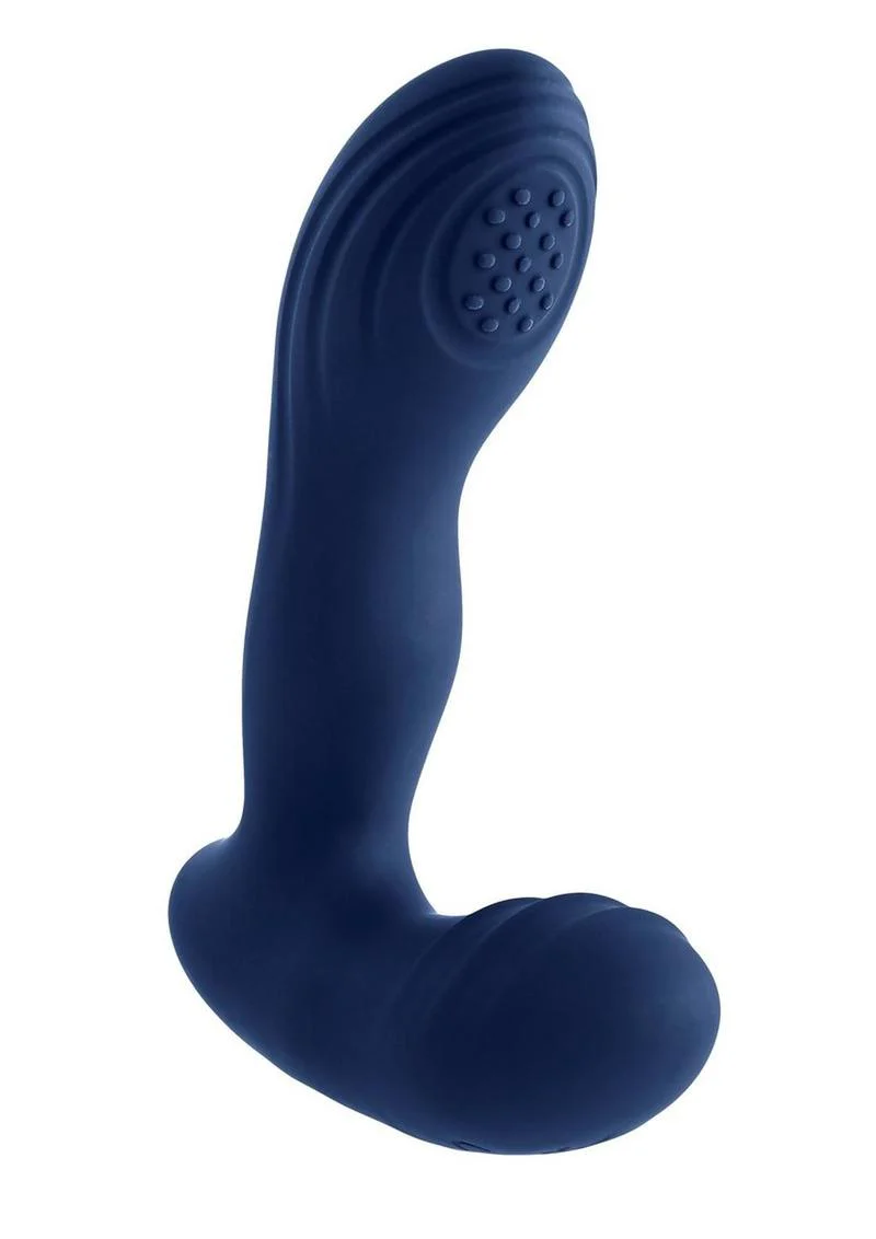 Playboy Pleasure Pleaser Rechargeable Silicone Vibrating Warming Prostate Massager with Remote Control - Image 4