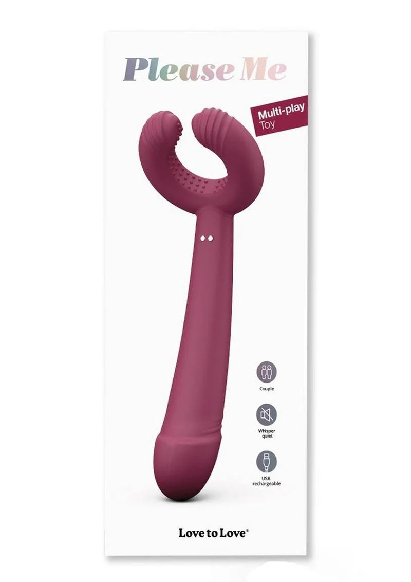 Please Me Rechargeable Silicone Vibrator - Image 5