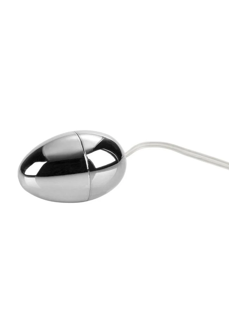Pocket Exotics Vibrating Silver Egg - Image 4