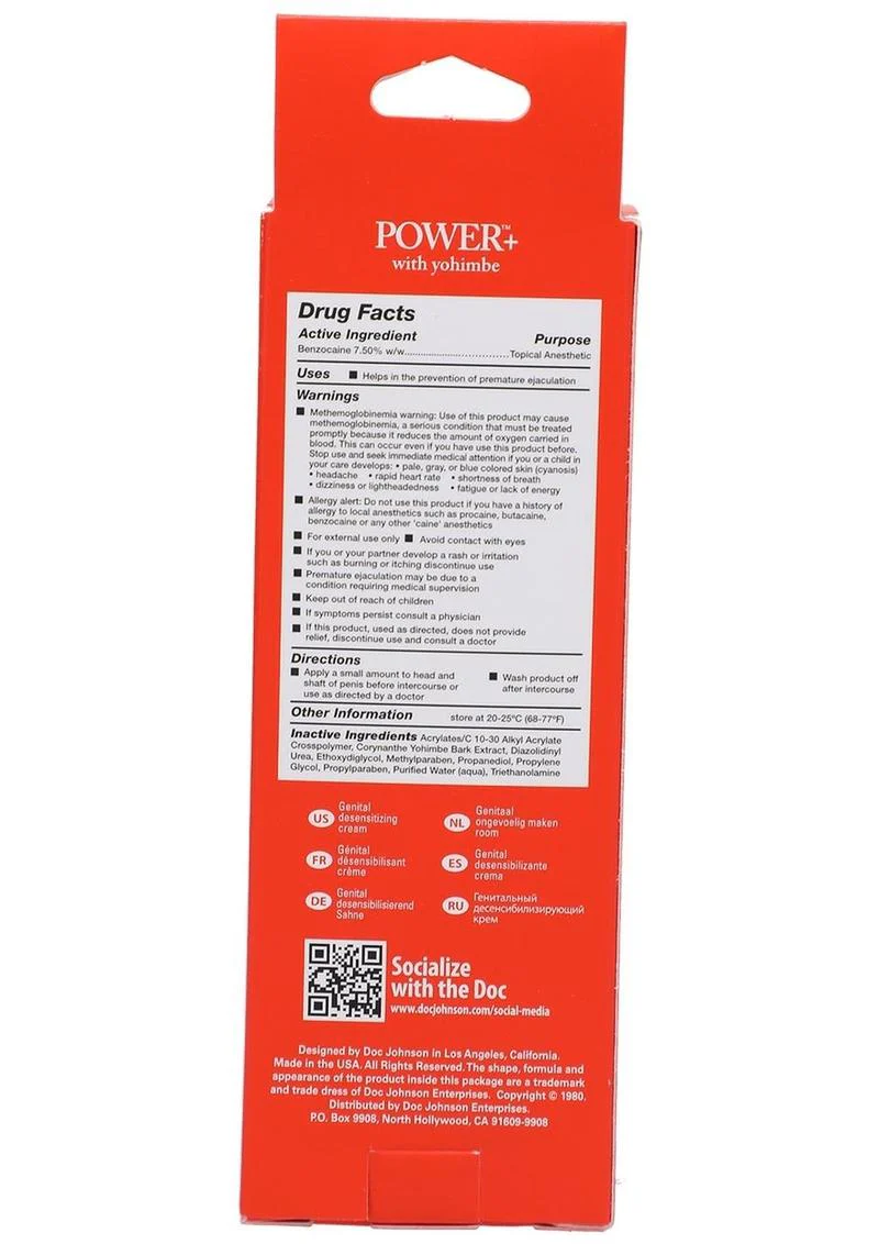 Power Plus with Yohimbe Delay Cream For Men - Image 4