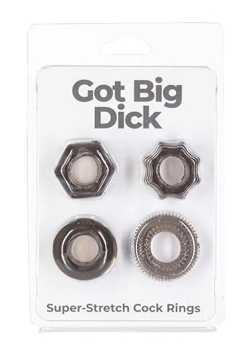Powerbullet Got Big D Super Stretch Cock Rings - Image 9