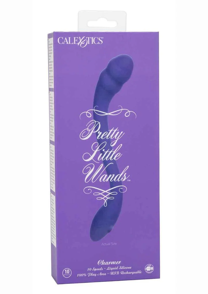 Pretty Little Wands Charmer Rechargeable Silicone Vibrator - Image 3