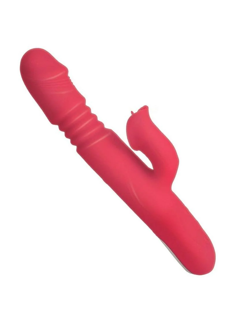 Princess Passion Heat Rechargeable Silicone Warming Vibrator with Clitoral Wheel - Image 7
