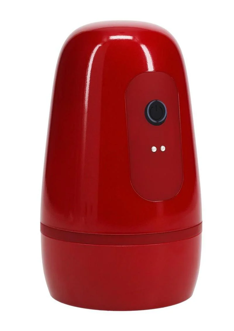 Pumped Vibrobator 10 Function Rechargeable Masturbator - Metallic - Image 4